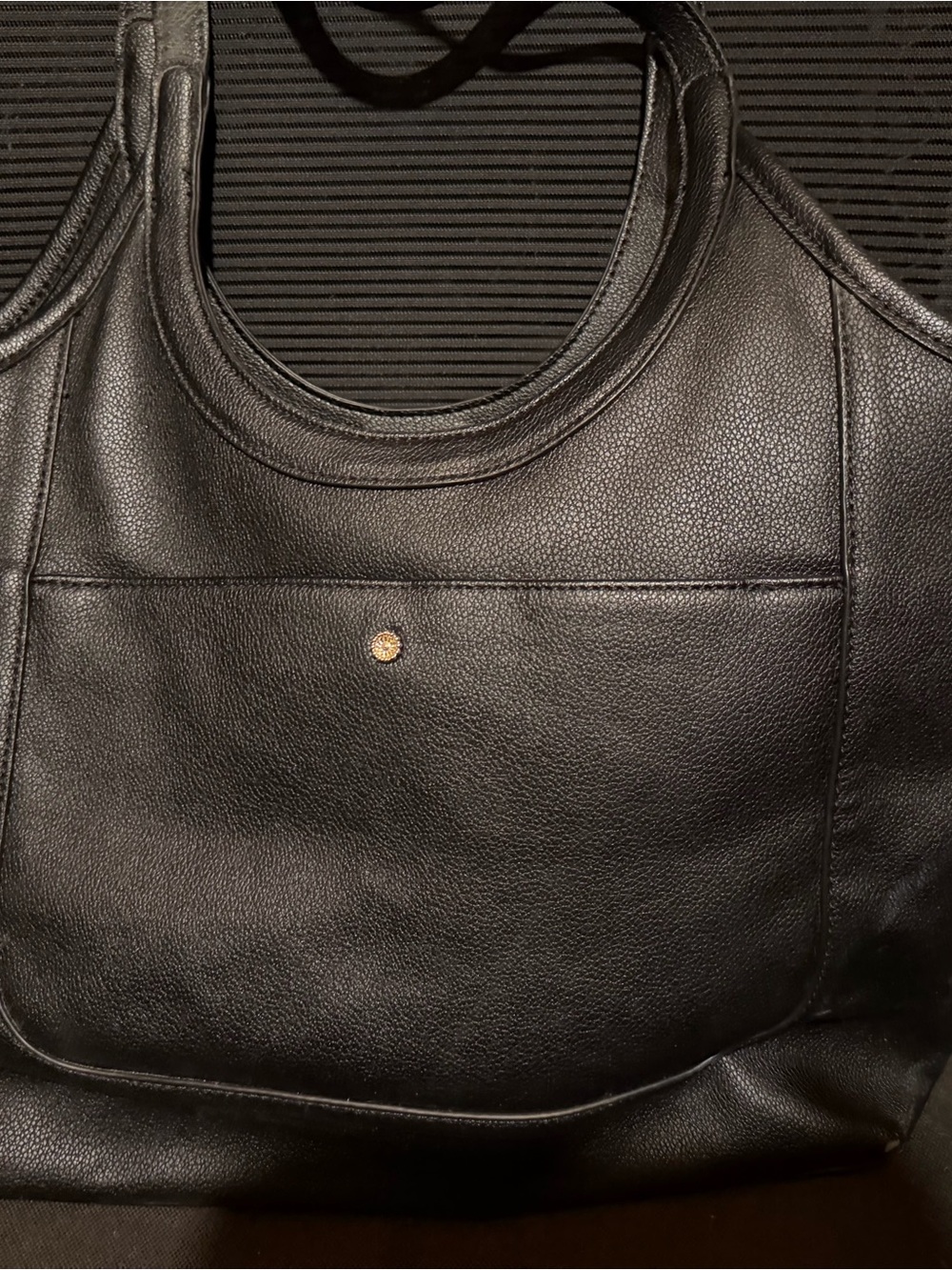 LC Lauren Conrad Black Hobo Shoulder Bag